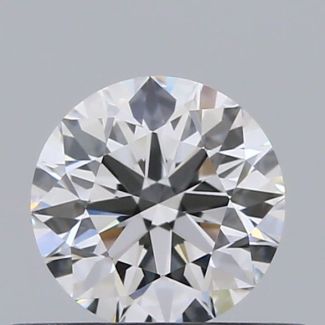 0.4 Carat Round D VVS1 EX GIA Natural Diamond