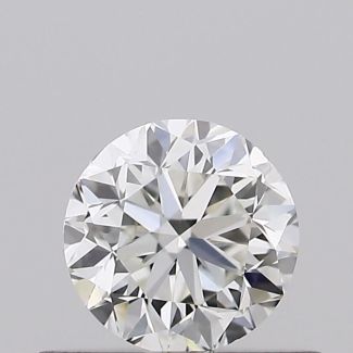 0.4 Carat Round H VS1 GD VG GIA Natural Diamond