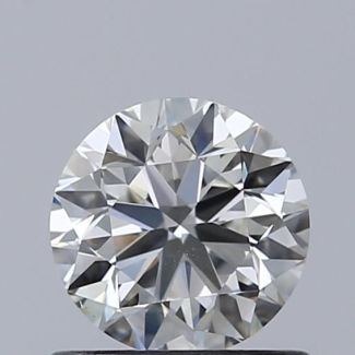 0.70 Carat Round G VS2 VG EX IGI Natural Diamond