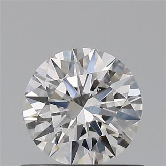 0.50 Carat Round G SI1 EX GIA Natural Diamond