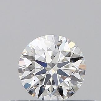 0.35 Carat Round F IF EX GIA Natural Diamond