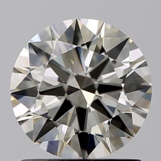 1.00 Carat Round K VVS1 EX GIA Natural Diamond