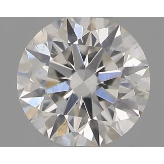 0.30 Carat Round G SI1 EX GIA Natural Diamond