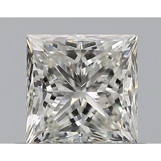 0.71 Carat Princess H VVS2 - EX GIA Natural Diamond