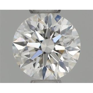 0.30 Carat Round H VVS1 EX GIA Natural Diamond