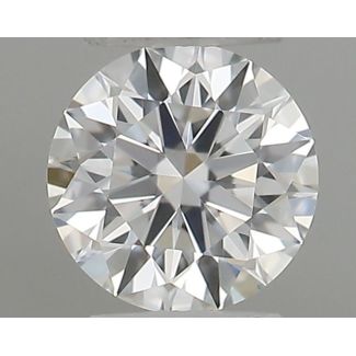 0.19 Carat Round G VVS2 EX GIA Natural Diamond