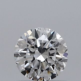 0.70 Carat Round D SI1 VG EX GIA Natural Diamond