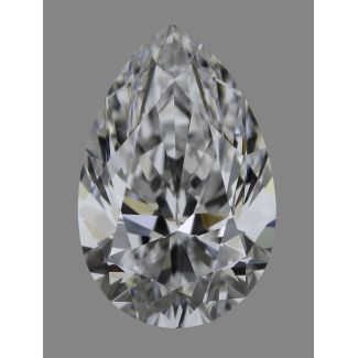 0.80 Carat Pear D VVS2 - EX GIA Natural Diamond