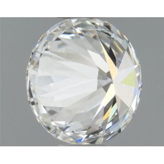 0.53 Carat Round F VVS2 EX GIA Natural Diamond