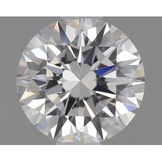 0.41 Carat Round E IF EX GIA Natural Diamond