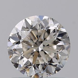 1.00 Carat Round I VS2 F EX GIA Natural Diamond