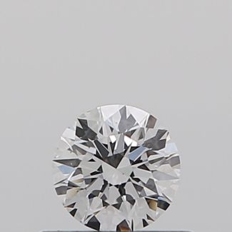 0.34 Carat Round D VS2 EX GIA Natural Diamond