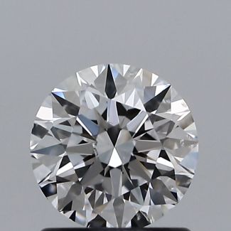 0.90 Carat Round D SI1 EX GIA Natural Diamond