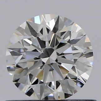 0.52 Carat Round H IF EX GIA Natural Diamond