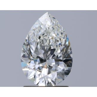 1.8 Carat Pear H VS2 - EX VG GIA Natural Diamond