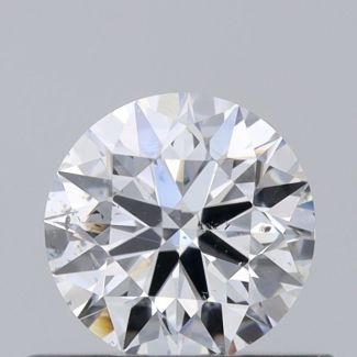 0.5 Carat Round D SI1 EX GIA Natural Diamond