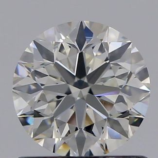 0.81 Carat Round H VS2 VG EX GIA Natural Diamond