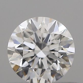 0.41 Carat Round D VVS1 EX GIA Natural Diamond