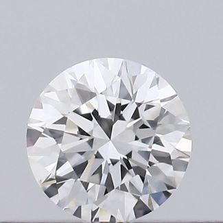 0.2 Carat Round F VS1 EX GIA Natural Diamond