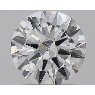 0.8 Carat Round G SI1 EX GIA Natural Diamond