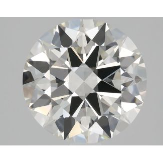 1.5 Carat Round H VVS1 EX GIA Natural Diamond