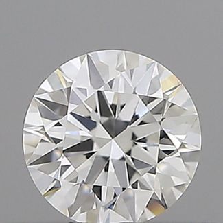 0.26 Carat Round F VVS2 EX GIA Natural Diamond