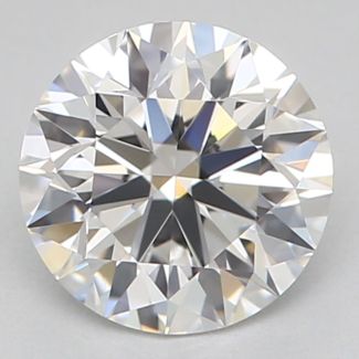 0.62 Carat Round E VVS1 EX GIA Natural Diamond