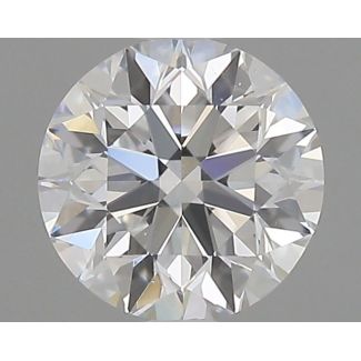 0.5 Carat Round E VS2 EX GIA Natural Diamond