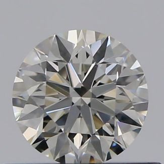 0.40 Carat Round H VS1 EX GIA Natural Diamond