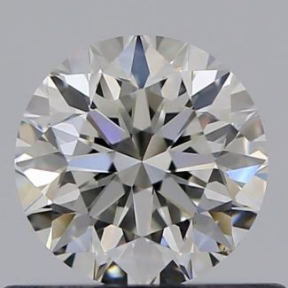 0.51 Carat Round H VS1 VG EX GIA Natural Diamond