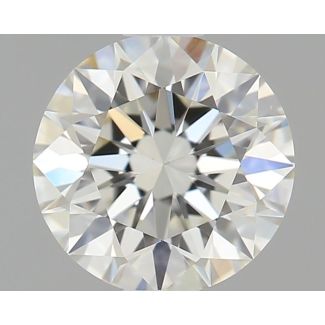 0.61 Carat Round H VS1 EX IGI Natural Diamond