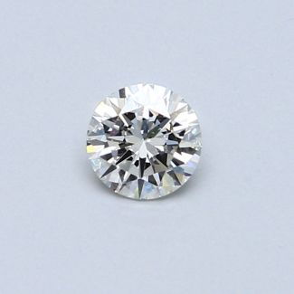 0.41 Carat Round H VS2 VG EX GIA Natural Diamond