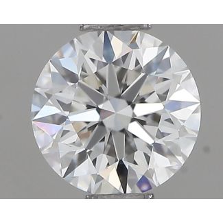 0.51 Carat Round F IF EX GIA Natural Diamond