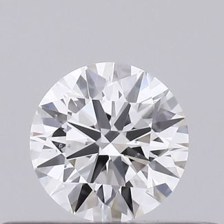 0.26 Carat Round D VS2 EX GIA Natural Diamond