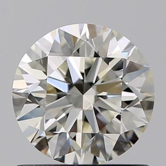 0.81 Carat Round K VVS1 EX GIA Natural Diamond