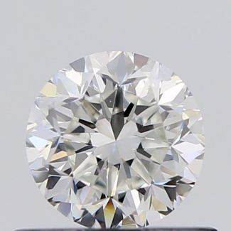 0.50 Carat Round H VS2 F VG GIA Natural Diamond