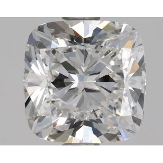 1.51 Carat Cushion Brilliant F VS2 - EX GIA Natural Diamond