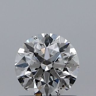 0.71 Carat Round D SI2 EX GIA Natural Diamond