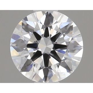 0.29 Carat Round D VVS2 EX GIA Natural Diamond