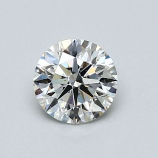 0.73 Carat Round H VS1 EX GIA Natural Diamond