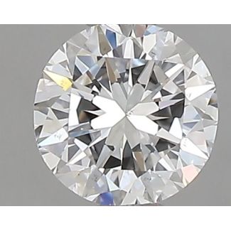 0.50 Carat Round F VS2 G EX GIA Natural Diamond