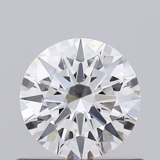 0.5 Carat Round F SI1 EX GIA Natural Diamond