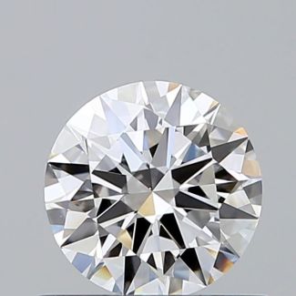 0.6 Carat Round F VS1 EX GIA Natural Diamond