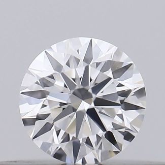 0.16 Carat Round D VVS1 EX GIA Natural Diamond