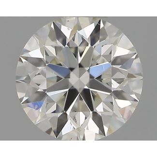 0.31 Carat Round H SI1 EX GIA Natural Diamond