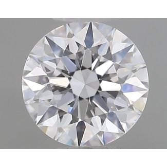 0.43 Carat Round D VS2 EX GIA Natural Diamond