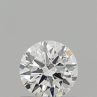 0.51 Carat Round D SI1 EX GIA Natural Diamond