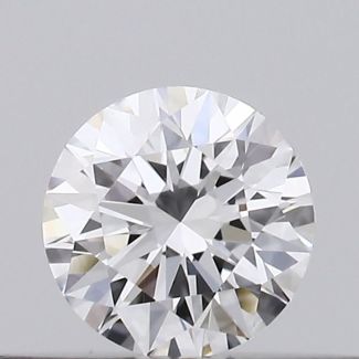 0.2 Carat Round D VVS2 EX GIA Natural Diamond