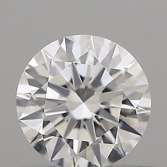 0.42 Carat Round D VVS2 EX GIA Natural Diamond