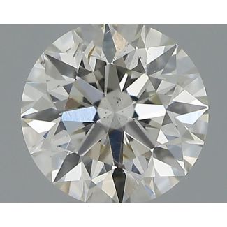 0.30 Carat Round H SI1 EX IGI Natural Diamond